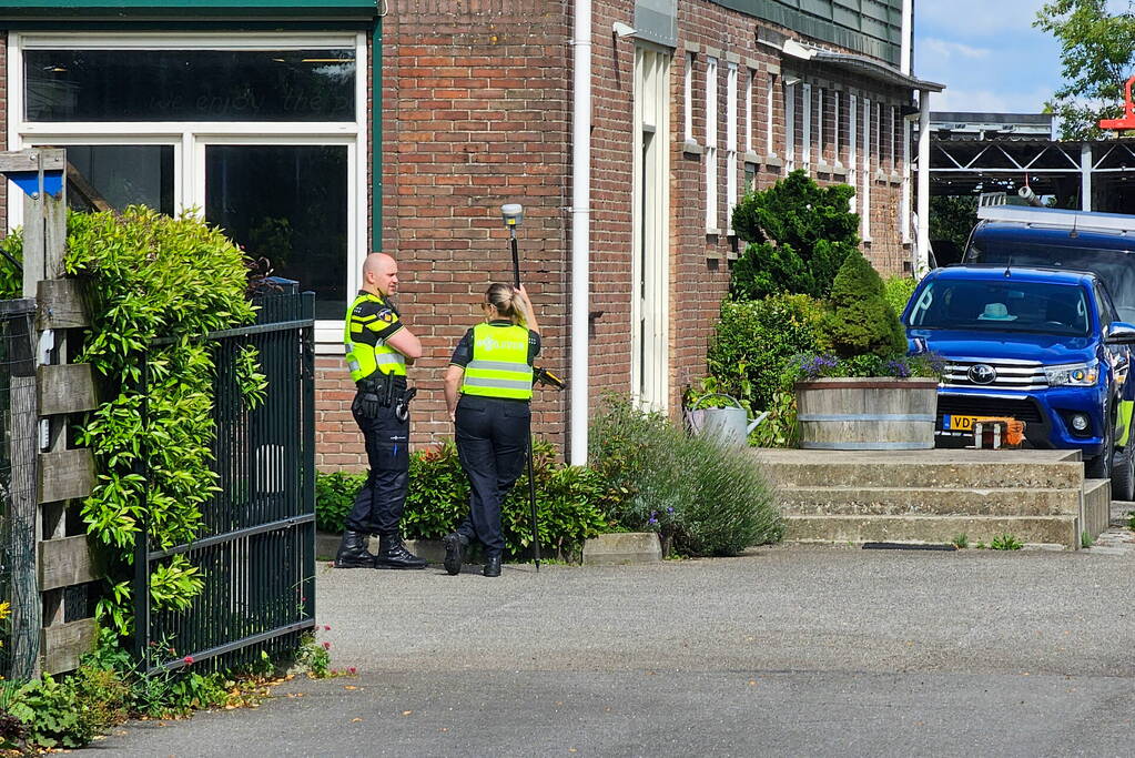 Politie onderzoek bij bedrijf