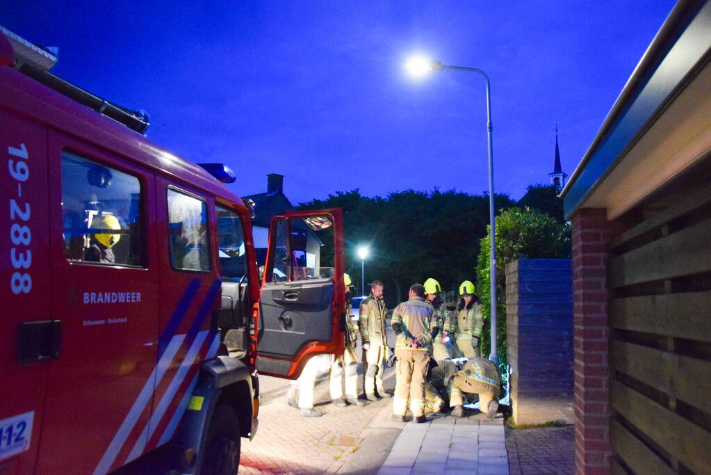 Brandweer ingezet voor kortsluiting in lantaarnpaal