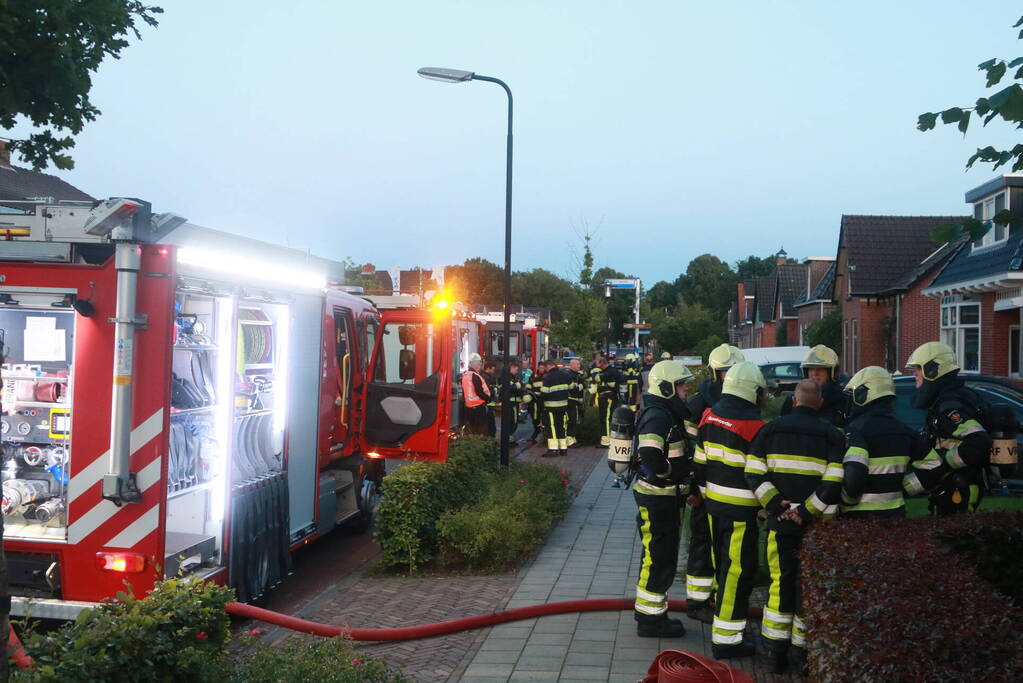 Grote brand in loods