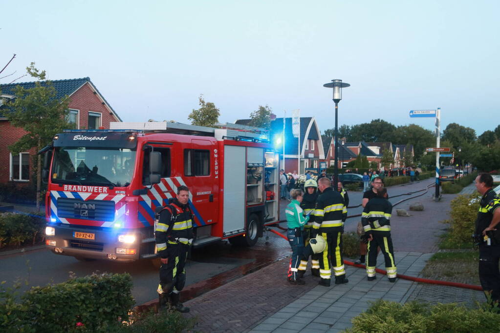 Grote brand in loods