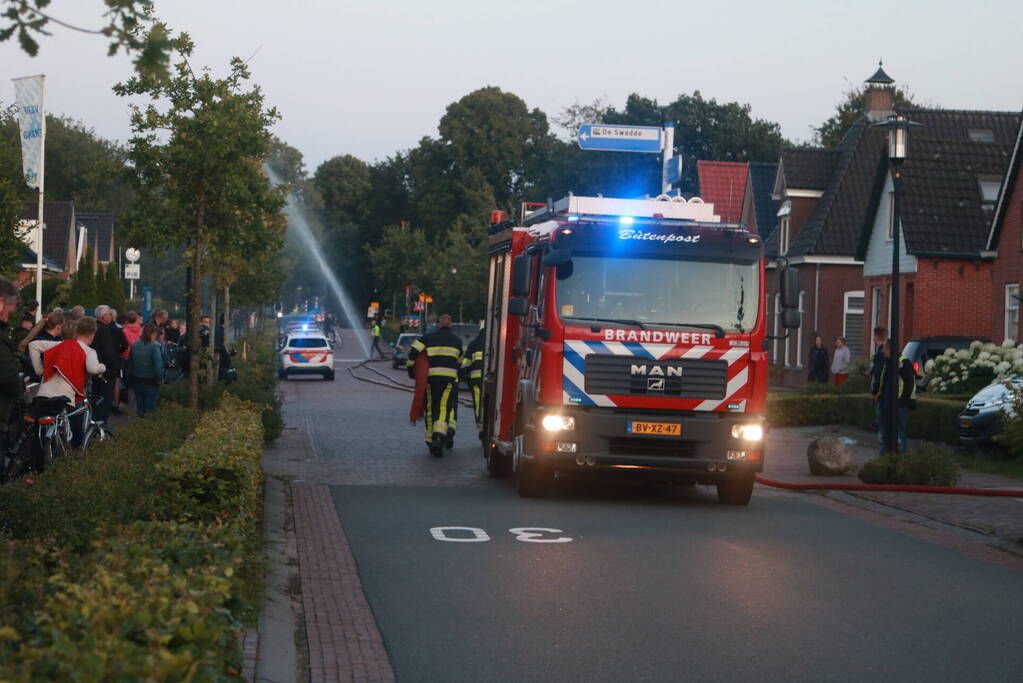 Grote brand in loods