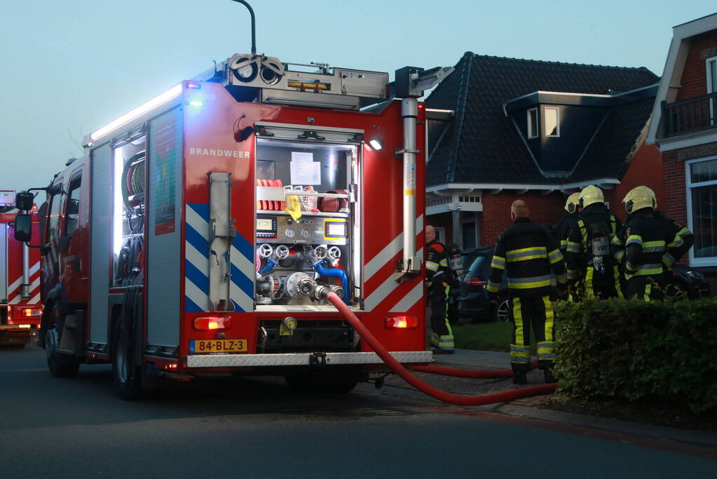 Grote brand in loods