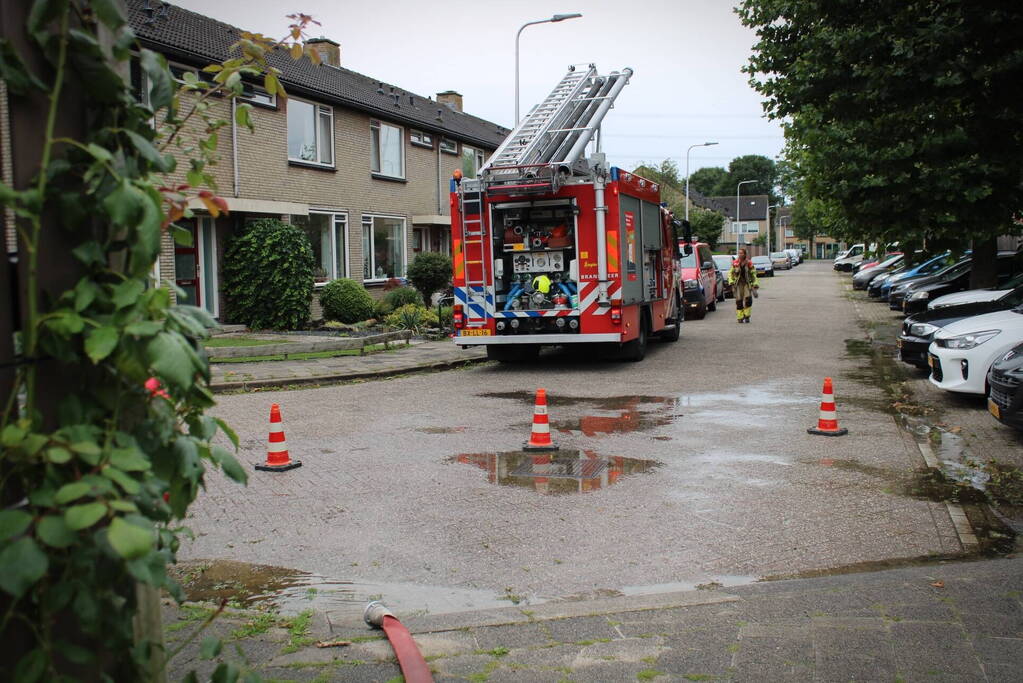 Garagebox volgelopen met water