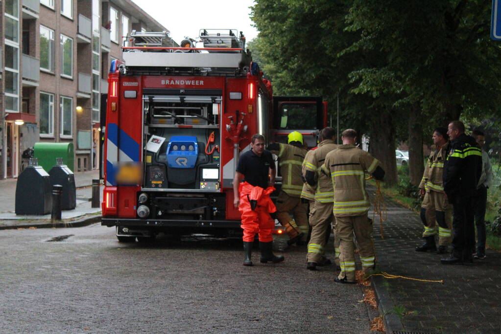 Persoon te water blijkt vuilniszak