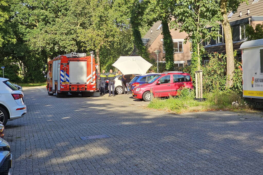 Brandweer slaat ruit auto in om peuter te bevrijden