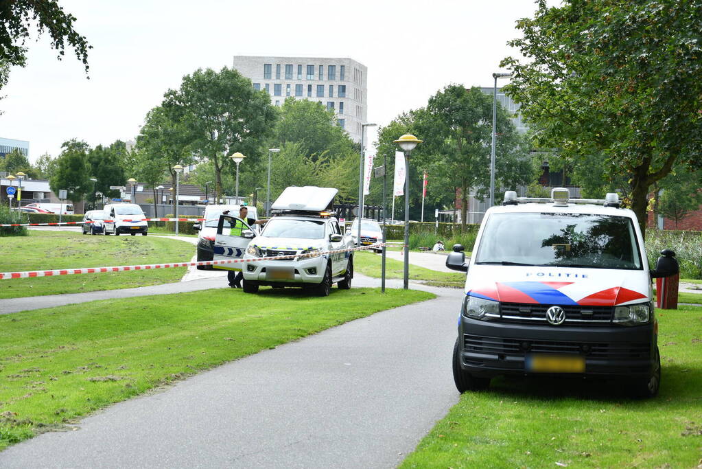 Park afgezet na vondst kleding