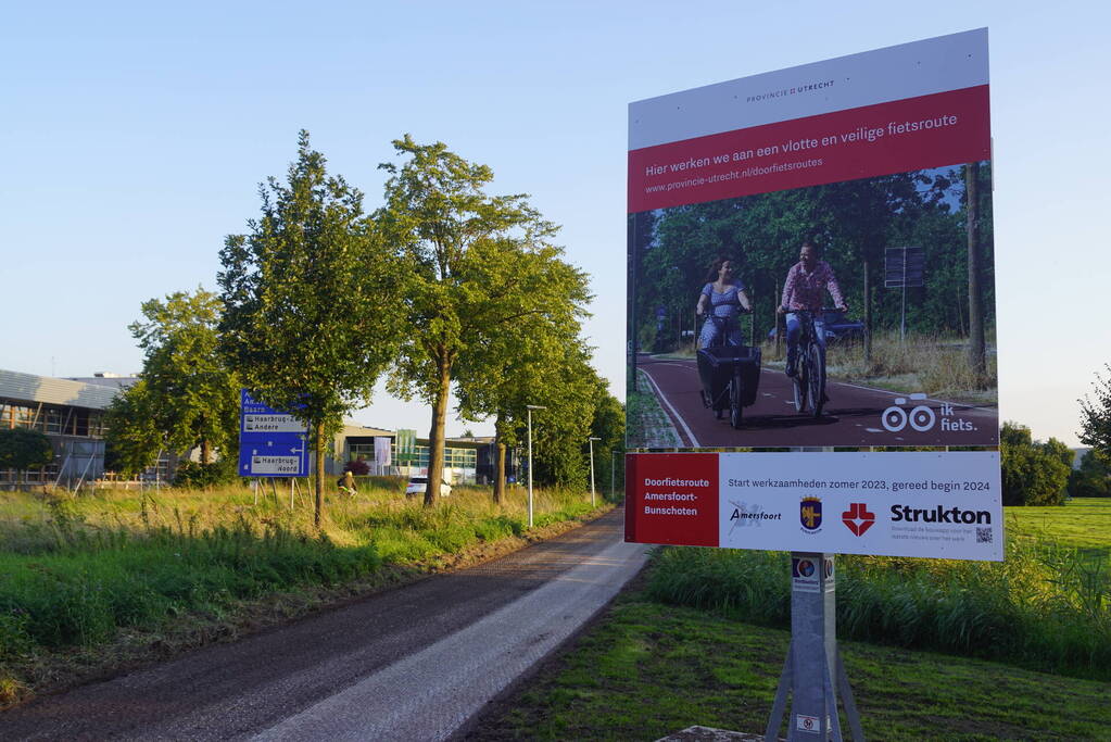 Aanleg van doorfietsroute begonnen