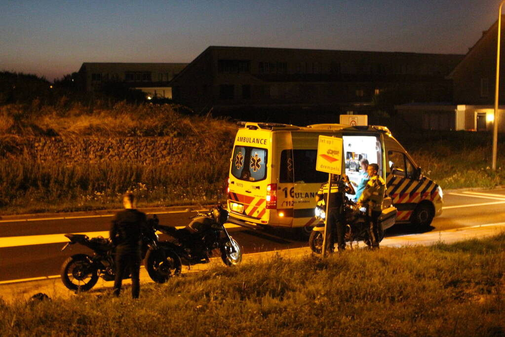 Motorrijder onderuitgegaan bij eenzijdig ongeval