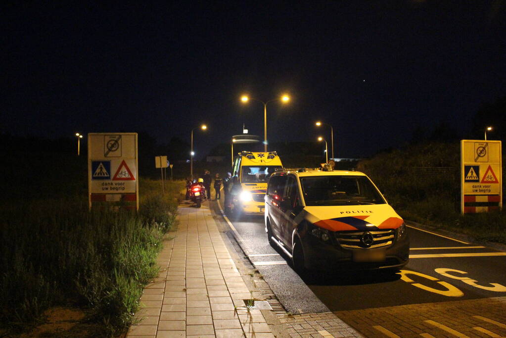 Motorrijder onderuitgegaan bij eenzijdig ongeval