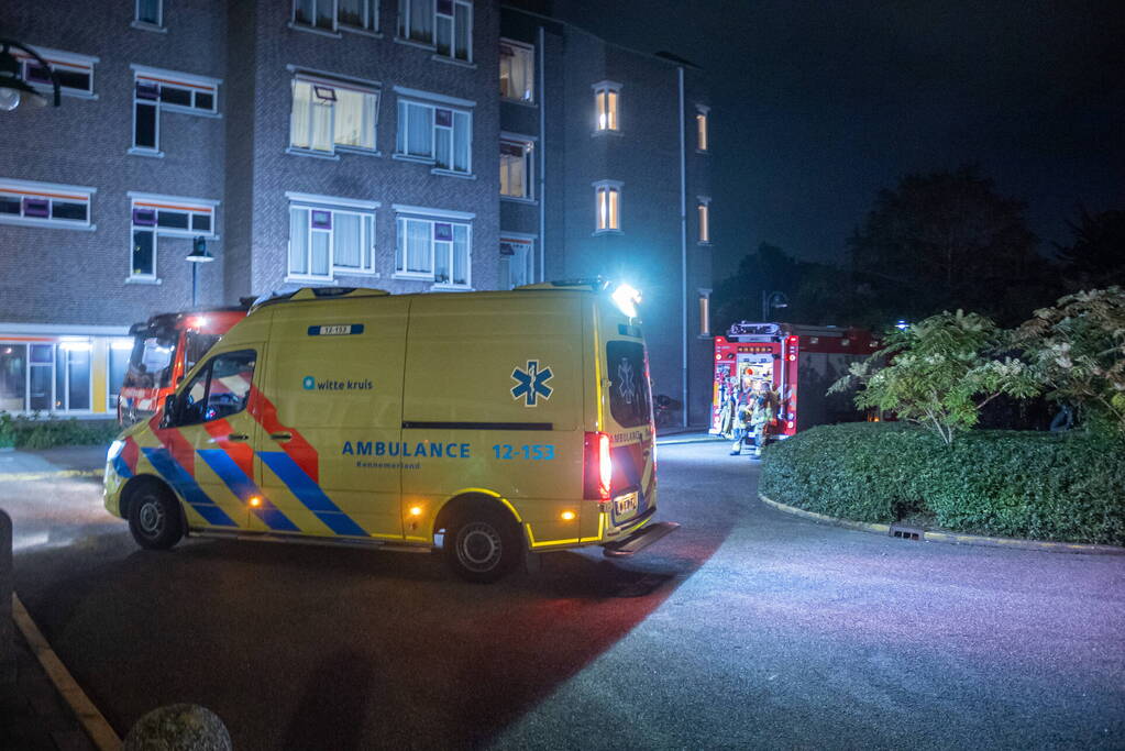 Brand in toiletruimte van verpleeghuis