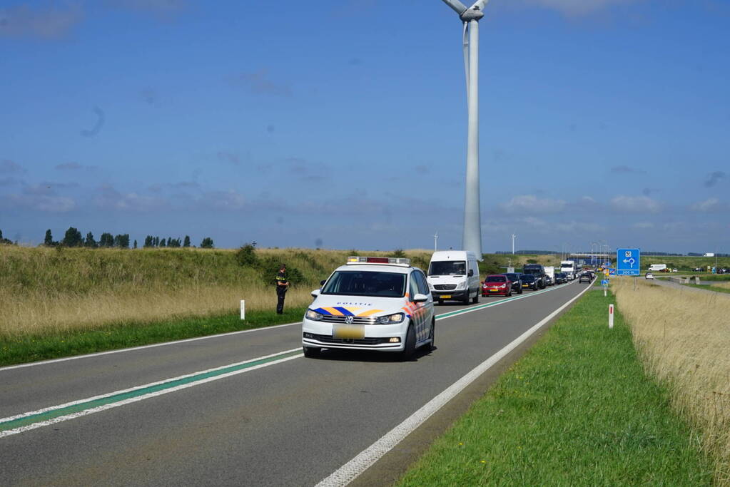 Motorrijder gewond bij botsing met auto