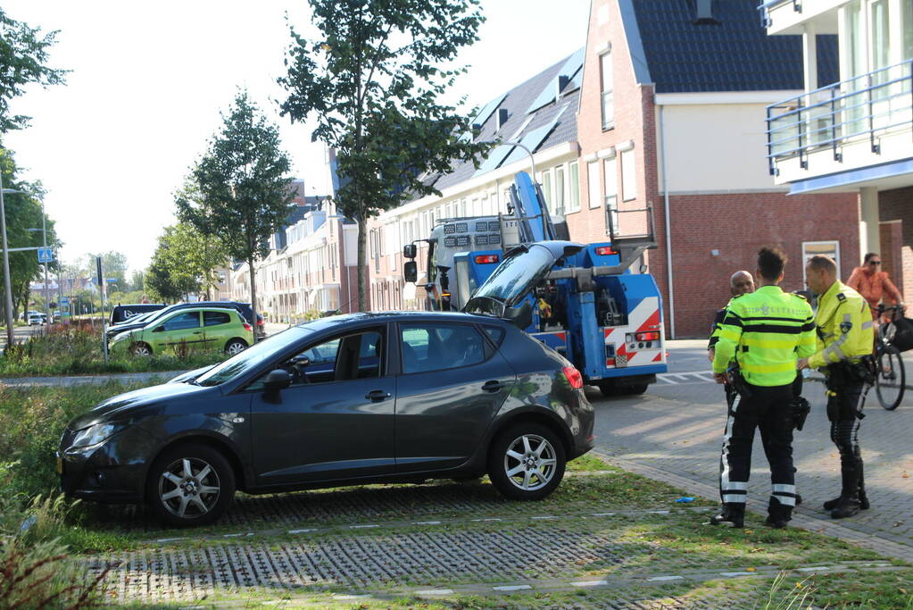 Grote politieinzet in woonwijk