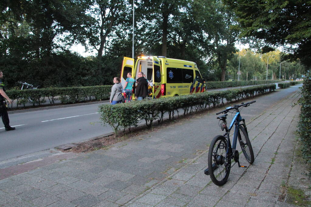 Fietser lelijk ten val na eenzijdig ongeval