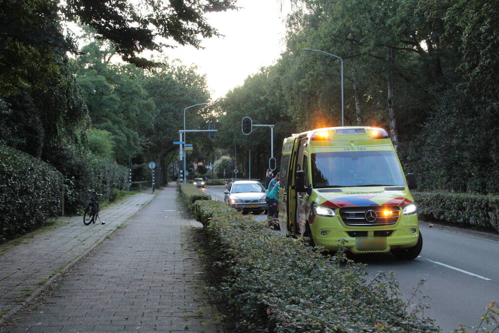 Fietser lelijk ten val na eenzijdig ongeval