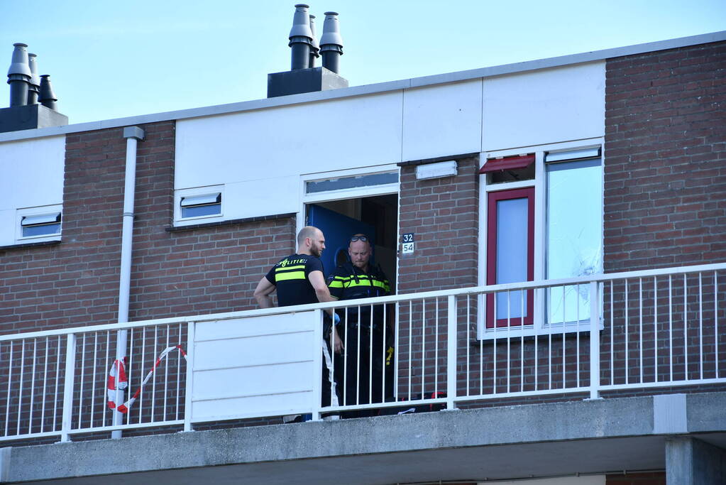 Politie doet onderzoek naar aanleiding van schietpartij