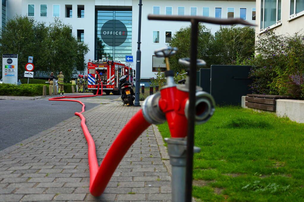 Brand in parkeergarage