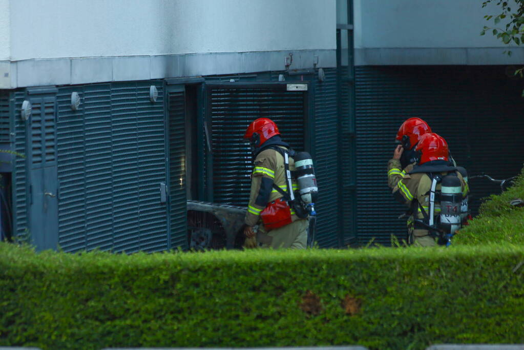 Brand in parkeergarage