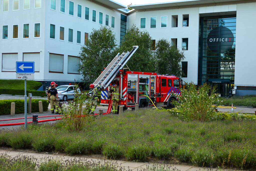 Brand in parkeergarage