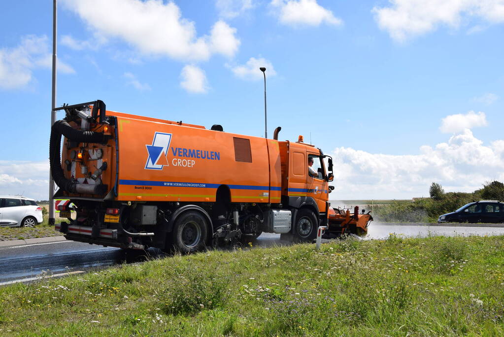 Palmolie spoor zorgt voor enorme gladheid