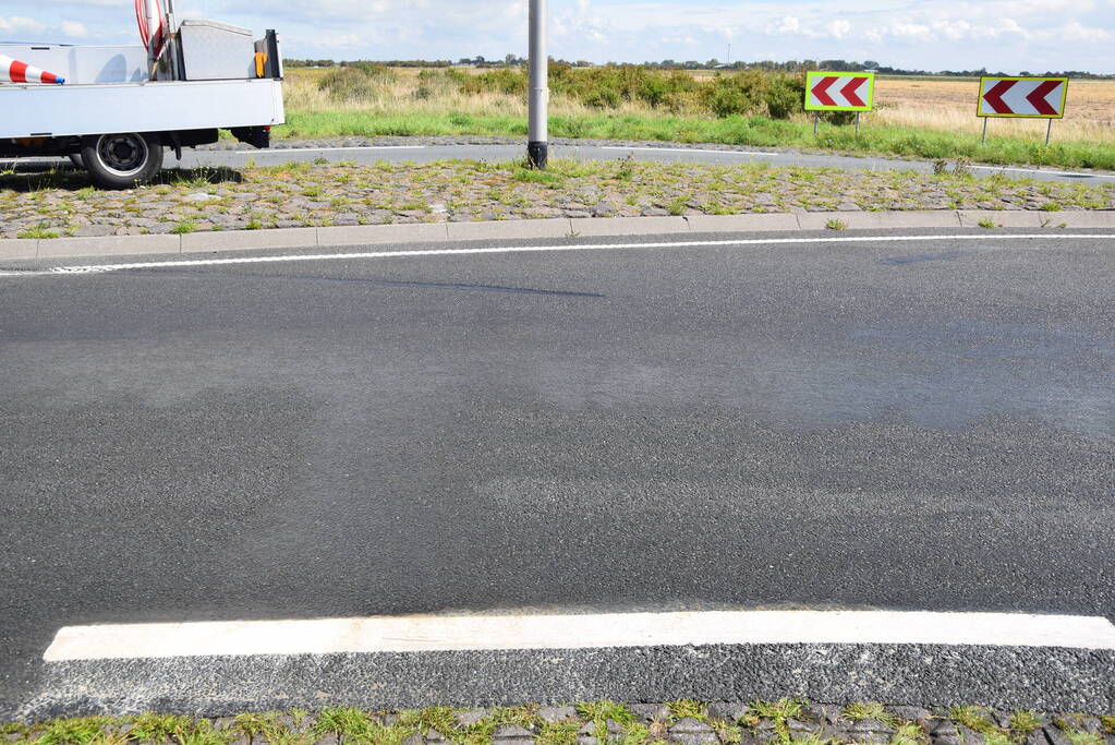 Palmolie spoor zorgt voor enorme gladheid