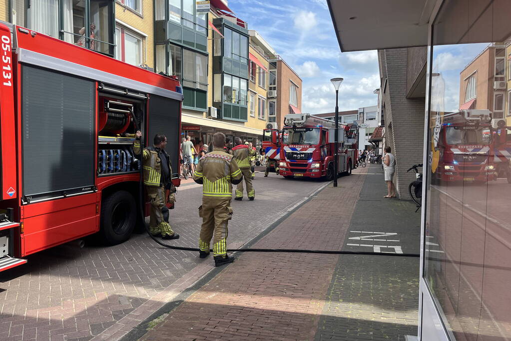 Snelle brandweerinzet bij woningbrand