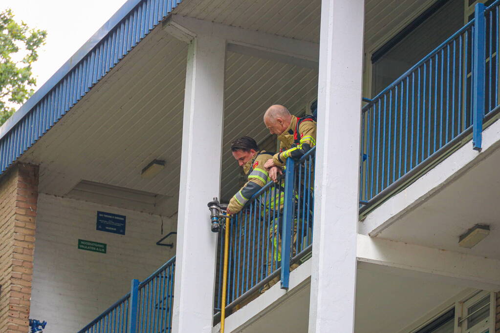 Brand op vierde verdieping van appartementencomplex