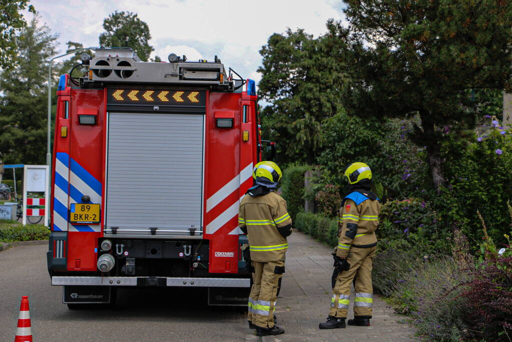 Brandweer ingezet voor gaslekkage in woning