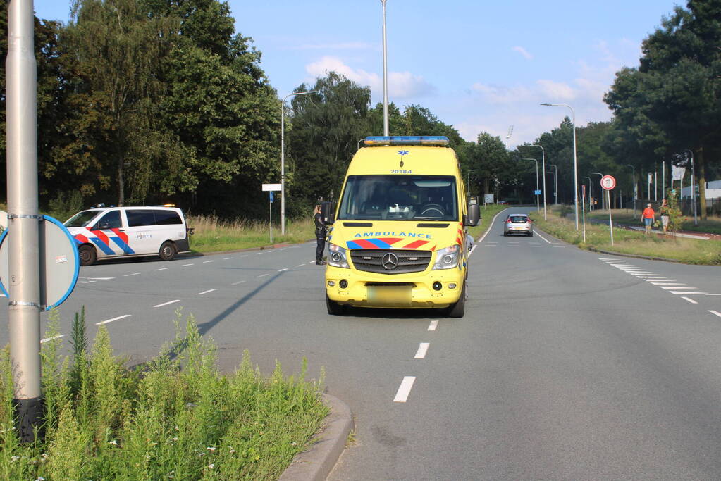 Fietser gewond bij aanrijding met auto