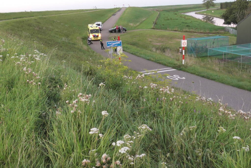 Motorrijder komt ten val