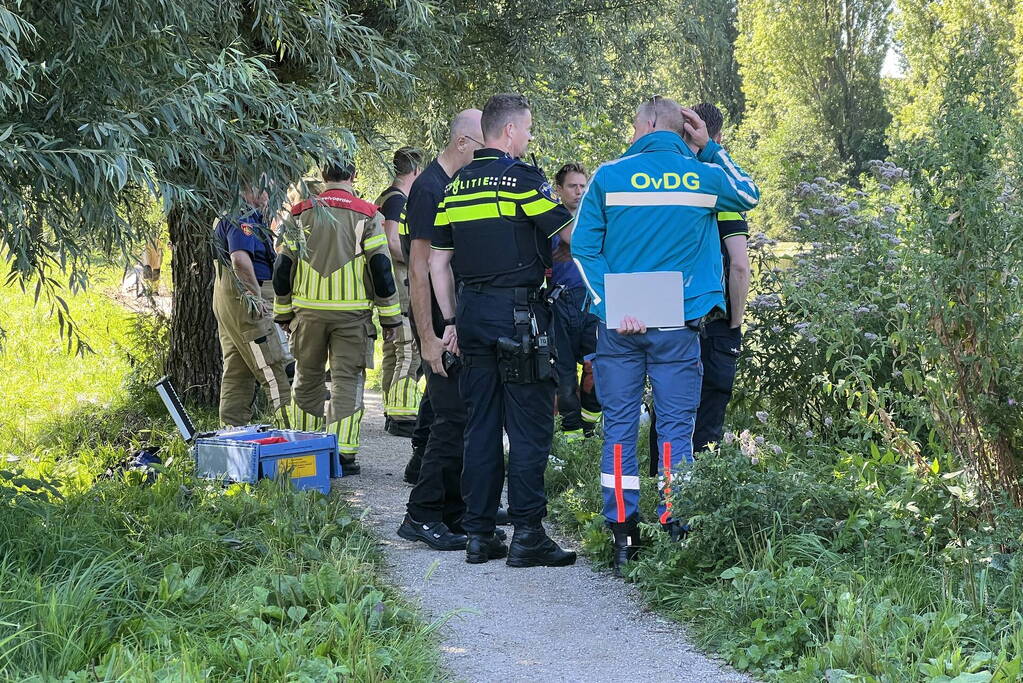 Grote zoektocht naar persoon te water