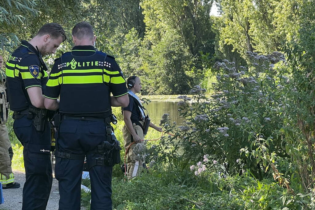 Grote zoektocht naar persoon te water