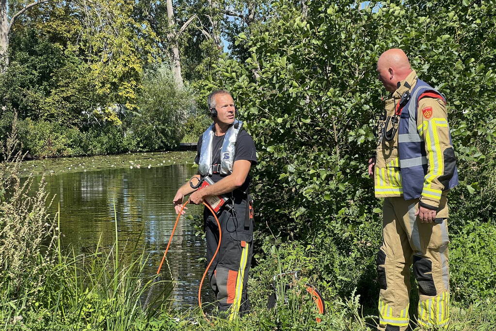 Grote zoektocht naar persoon te water