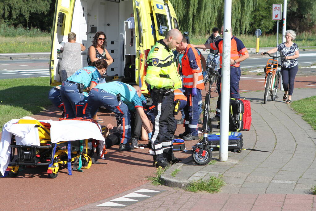 Jongeman ernstig gewond bij ongeval met elektrische step