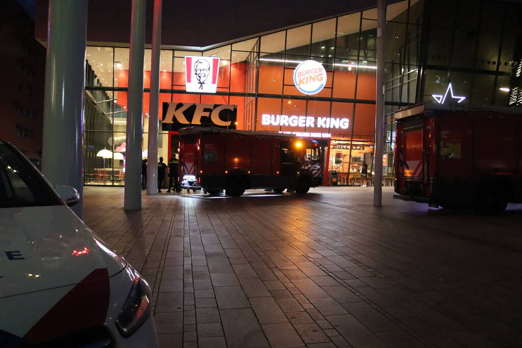 KFC ontruimd na gaslucht