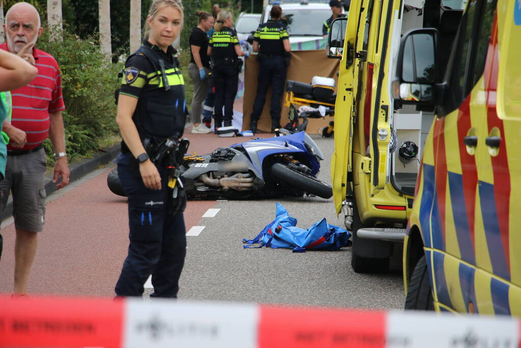 Motorrijder overleden na ongeval