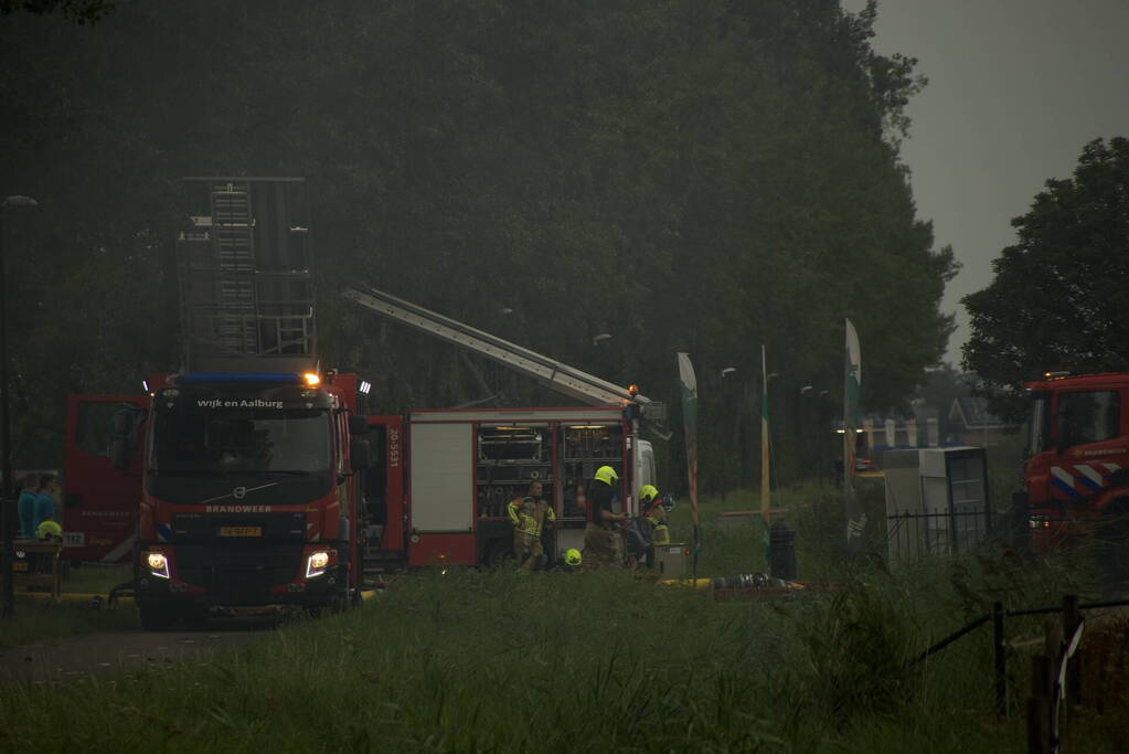 Boerderijwinkel verwoest door brand