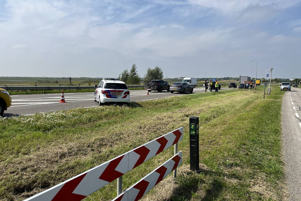 Schade bij kop-staart botsing