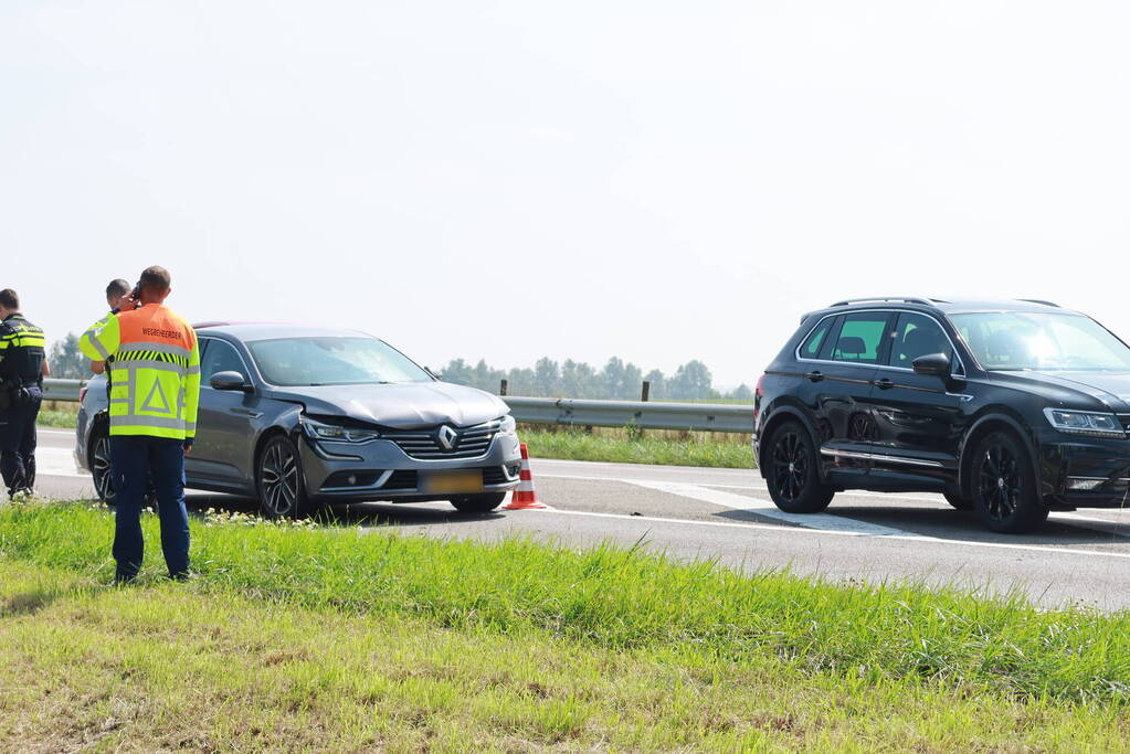 Schade bij kop-staart botsing