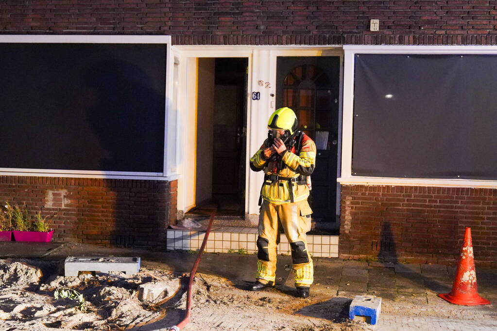 Uitslaande brand in een garage