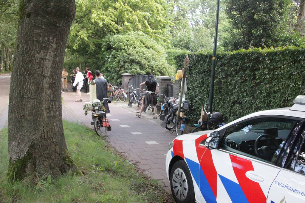 Scooterrijder op de vlucht na botsing met Solex