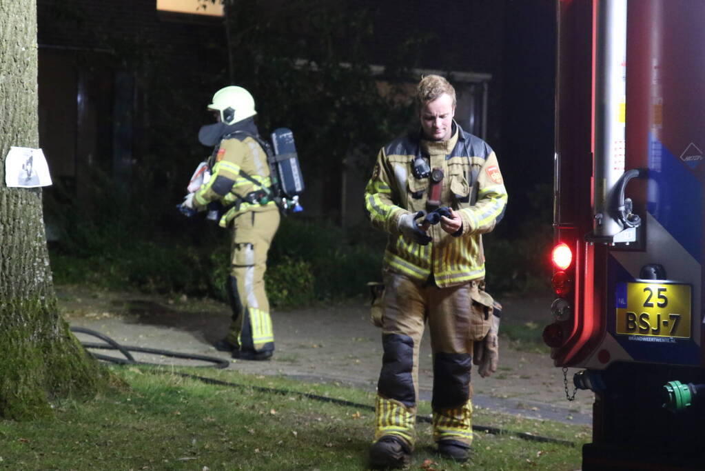 Brand in woning snel geblust