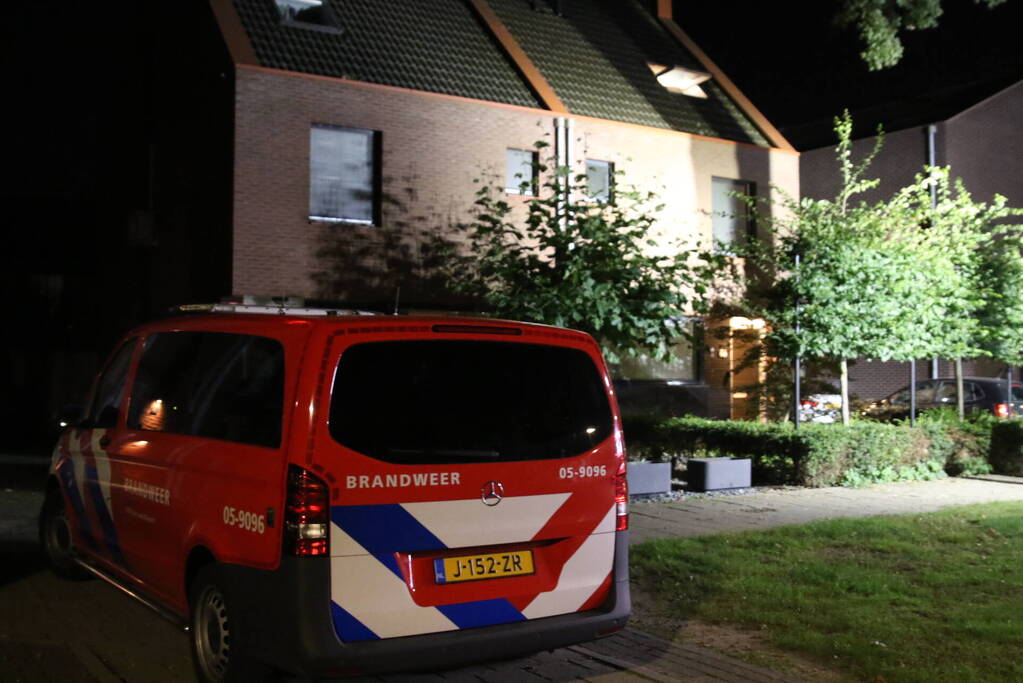 Brand in woning snel geblust