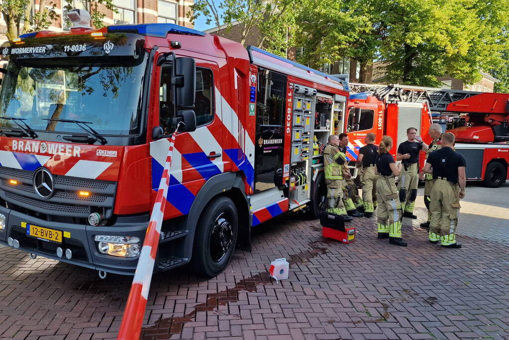 Katten gered bij brand in appartementencomplex