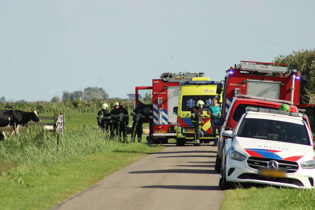 Gewonde nadat mestgassen vrijkomen in stal, drie koeien overleden