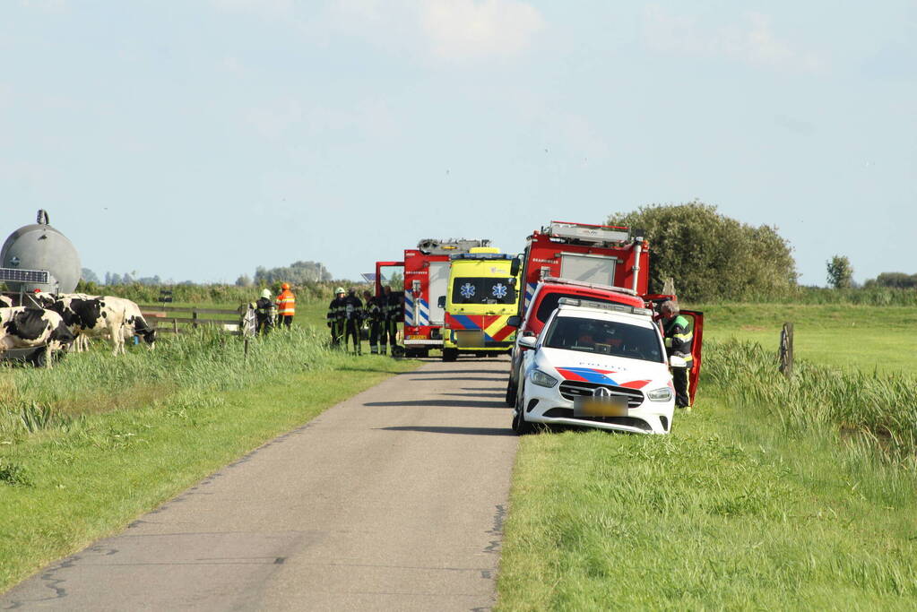 Gewonde nadat mestgassen vrijkomen in stal, drie koeien overleden