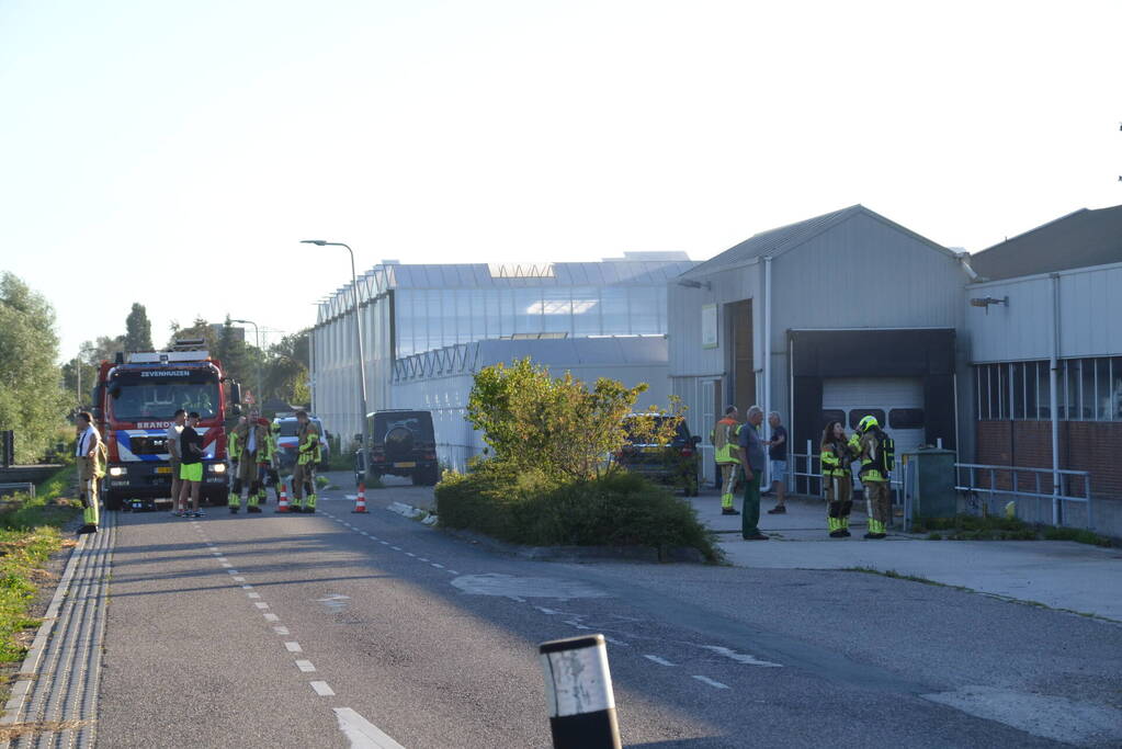 Brand bij kwekerij snel onder controle