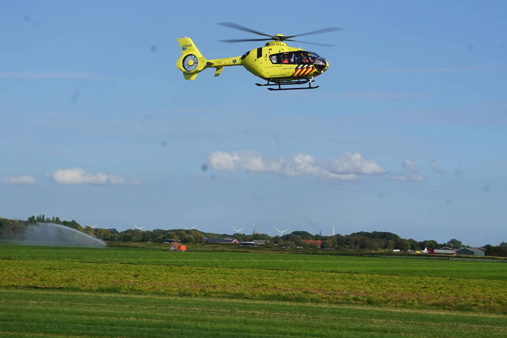 Bestuurder onder invloed veroorzaakt ernstig ongeval op polderweg