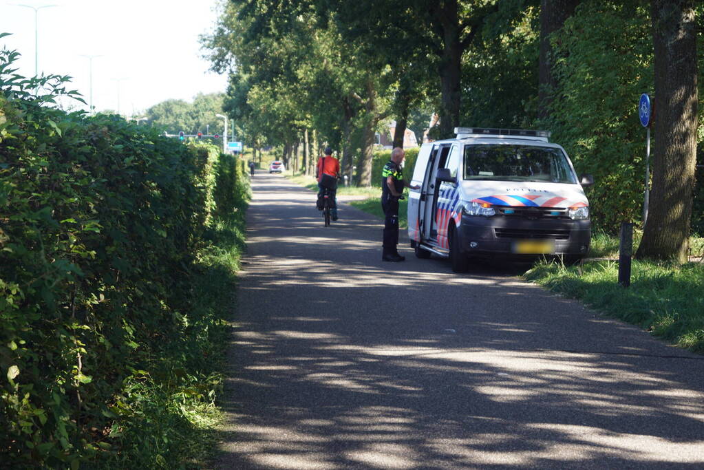 Fietser gewond bij botsing met tractor