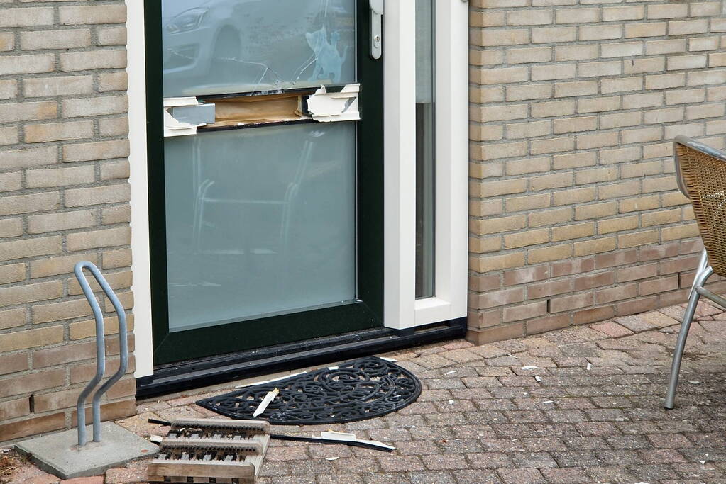 Woning beschadigd door explosief