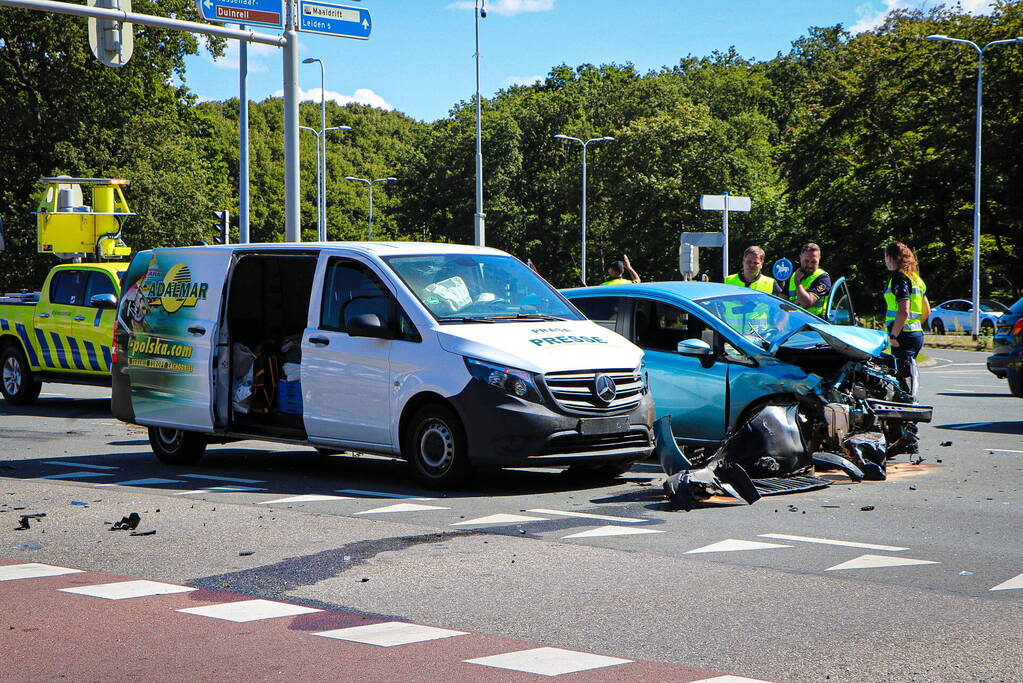 Meerdere gewonden bij ongeval op kruising